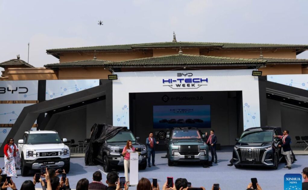 BYD cars, hi-tech week in Nepal