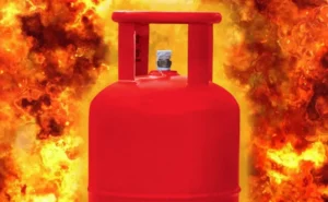 Gas cylinder explosion