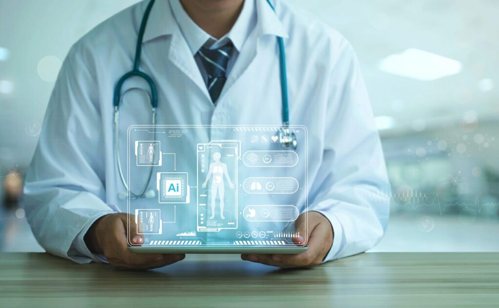 doctors with virtual technology
