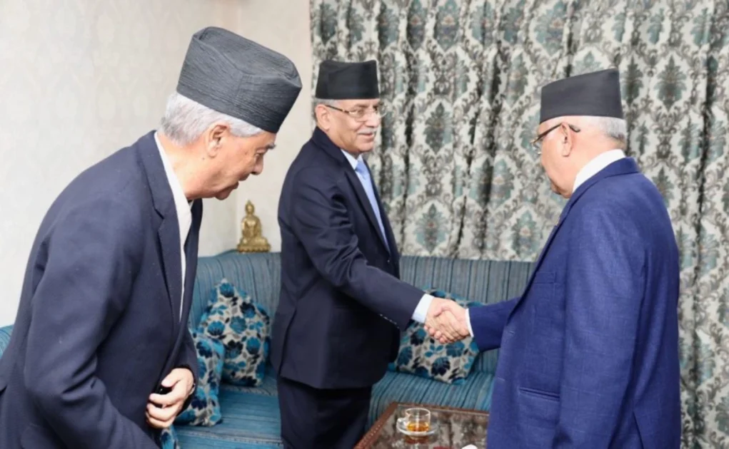 PM Oli, Deuba, and Prachanda held an important discussion today