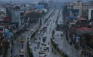 rainfall after pollution in Kathmandu
