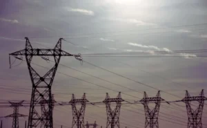 electricity poles