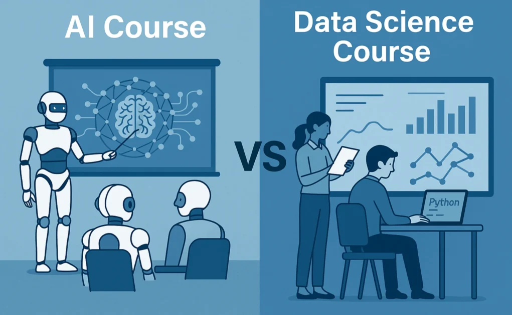 AI Course in Nepal vs Data Science Course