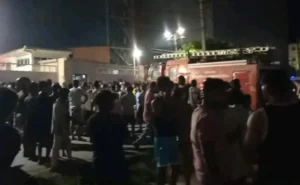 Explosion at Jagadamba Steel