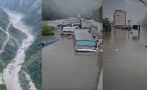 Nepal-China border bridge