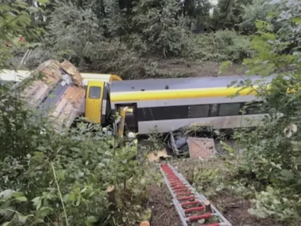 Train accident in Germany