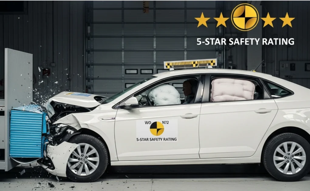 Volkswagen Virtus 5 star safety rating