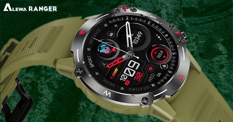 picture of alewa ranger with brown band. smartwatch under 5000 in Nepal