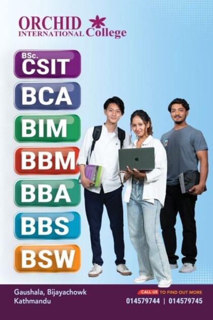 orchid international college, one of the top bsc csit colleges in Kathmandu